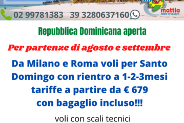 Repubblica Dominicana aperta