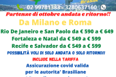 Voli per e da Brasile SI PARTE!