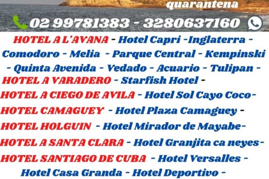 Hotel Cuba pacchetto isolamento 5 notti