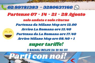 Voli diretti Cuba Messico e Santo Domingo