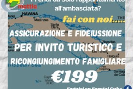 Assicurazione e fideiussione per Invito turistico e ricongiungimento famigliare