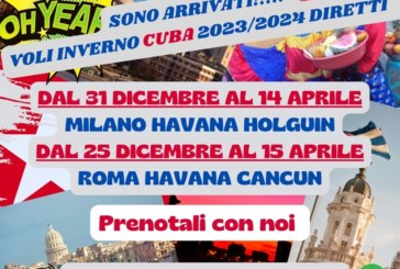 Voli diretti per Cuba inverno 2023 – 2024