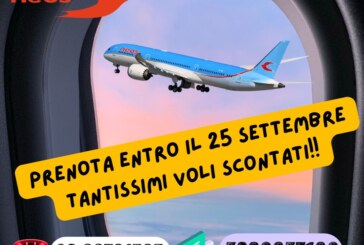 Vuoi risparmiare per il tuo volo? ecco il tuo momento Prenota entro il 25 Settembre