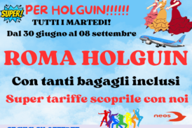 Finalmente volo per Holguin Neos da Roma Fiumicino