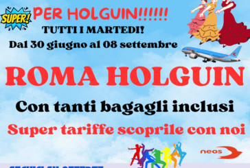 Finalmente volo per Holguin Neos da Roma Fiumicino